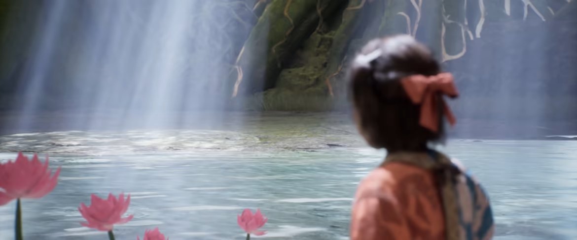A quiet story moment by the water in Beast of Reincarnation — the ending ties the blight, Mikoto and Emma together