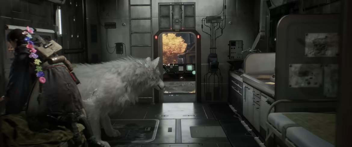 Inside the Cleanse Walker — the comms device by the exit is where you call Mikoto to respec